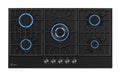 30 inch 5 Burner Gas Cooktop in Black Tempered Glass Z269